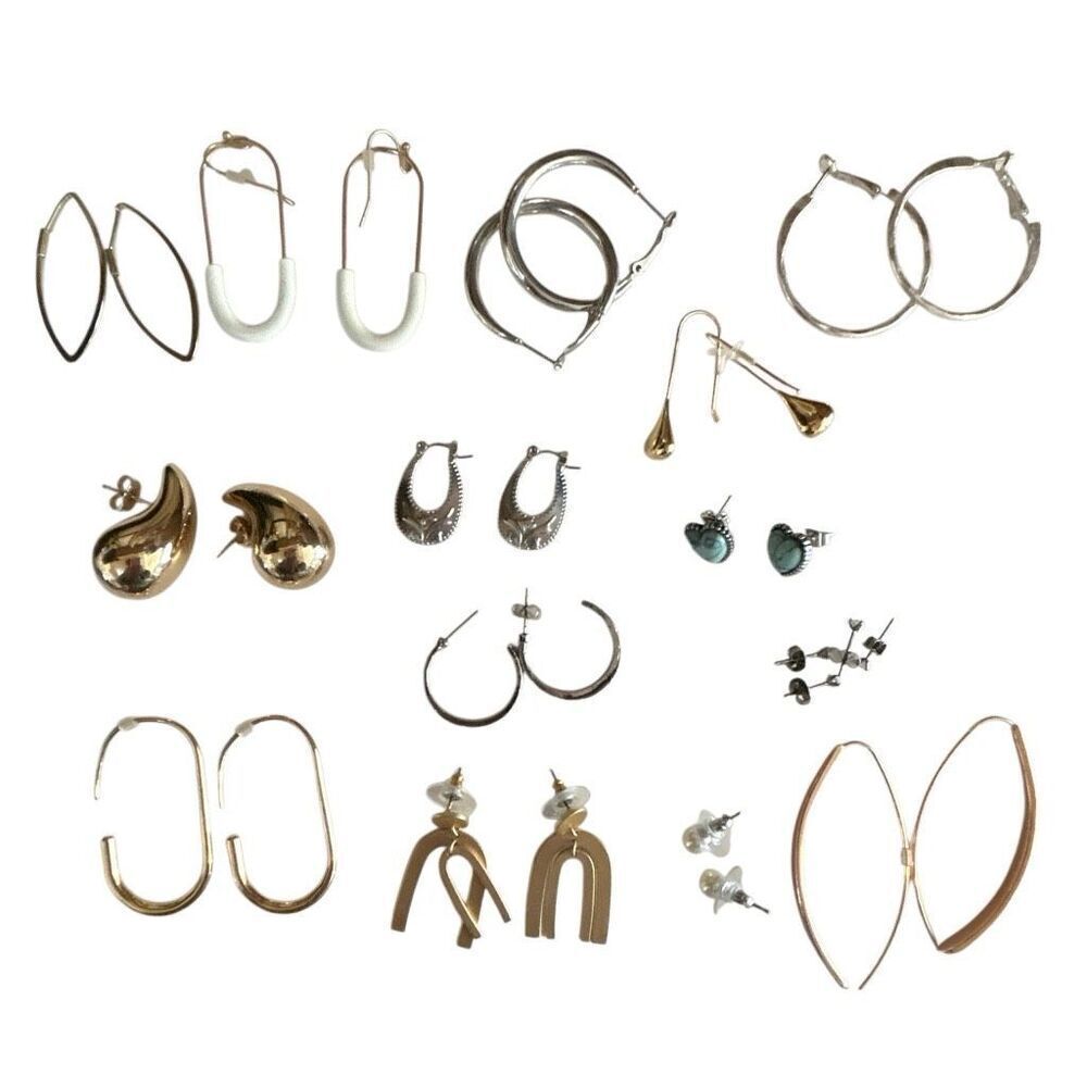 Curated Earring Collection | Modern Hoops, Studs & Statement Styles | Costume Je